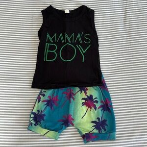 Mama’s Boy Toddler Boy Outfit